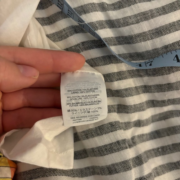 j. crew colorful gingham tie neck shift mini dress - Picture 6 of 10